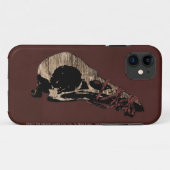 鳥のスカル Case-Mate iPhoneケース (裏面(横))