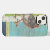 鳥のスクラップブック I iPhoneケース (裏面横)