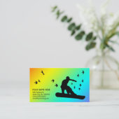 鳥のスノーボード 名刺 (スタンド正面)