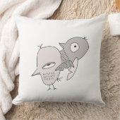 鳥のスパーズ秋の暖かいホームインテリア クッション (ブランケット)