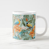 鳥のチノワセリーミントオレンジ ジャンボコーヒーマグカップ (右)