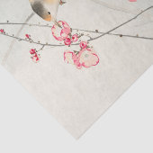 鳥のティッシュペーパーが付いている桜 薄葉紙 (詳細)