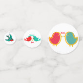 鳥のテーブルコンフェッティ コンフェッティ (正面)