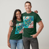 鳥のデザイン友達 Tシャツ (ユニセックス)