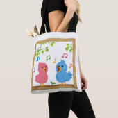 鳥のトートバッグ トートバッグ (クローズアップ)