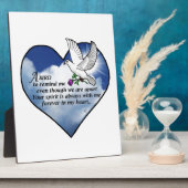 鳥のハートの詩 フォトプラーク (側面)