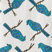 鳥のパターン（白） バスタオルセット