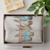 鳥のパーチ，鳥のアート，鳥のアートワーク，デコページ 薄葉紙 (ギフト)