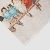 鳥のパーチ，鳥のアート，鳥のアートワーク，デコページ 薄葉紙 (詳細)