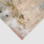 鳥のフランスのよそ香りの花の切り離し 薄葉紙 (詳細)