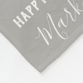 鳥のフリースブランケットが付いている結婚記念日の木 フリースブランケット (角)