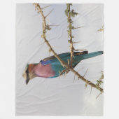 鳥のフリースブランケット フリースブランケット (正面)