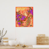 鳥のフローラポスター ポスター (キッチン)