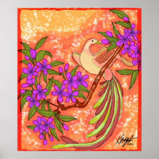 鳥のフローラポスター ポスター