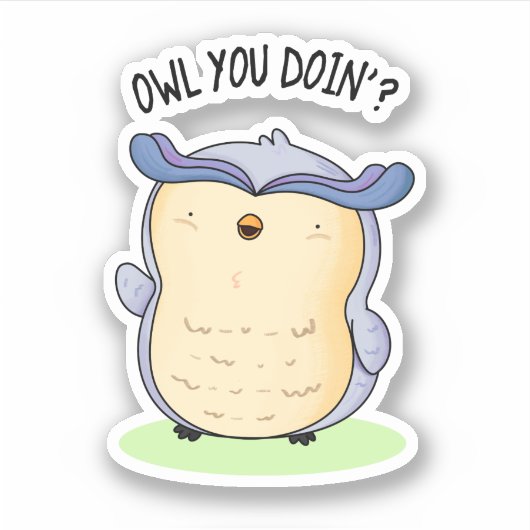 鳥のフンおもしろいを鳴らす シール (正面)