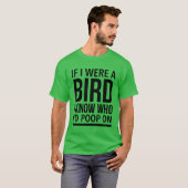 鳥のフン友達 Tシャツ (正面フル)