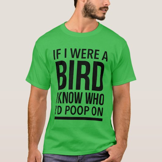 鳥のフン友達 Tシャツ (正面)