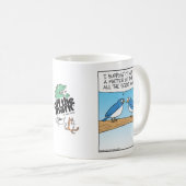 鳥のフン花 コーヒーマグカップ (正面右)