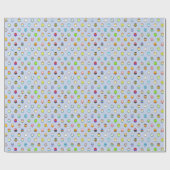 鳥のブロッブ ラッピングペーパー (フラット)