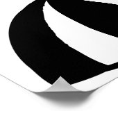 鳥のポスターを貼ったビーニー ポスター (角)