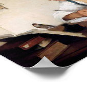 鳥のポスター付き女の子 ポスター (角)