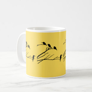 鳥のマグカップ コーヒーマグカップ