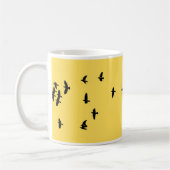 鳥のマグカップ コーヒーマグカップ (左)