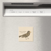 鳥のマグネットを見て マグネット (インサイチュ (食洗機))