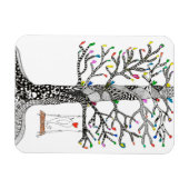 鳥のマグネット3"x4" マグネット (横)