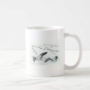 鳥のマグ-カナダのガチョウ コーヒーマグカップ