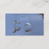 鳥のマッチメイカーモダンアウトドア自然テンプレート 名刺 (正面)