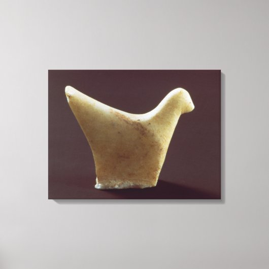 鳥のモデル、初期Cycldic、c.2800-2300 BC (m) キャンバスプリント (正面)