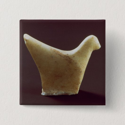 鳥のモデル、早いCycladic、紀元前のc.2800-2300 (m 缶バッジ (正面)