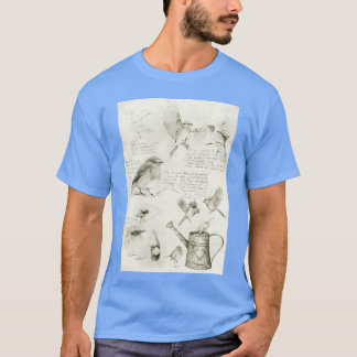 鳥のレトロな友人 Tシャツ