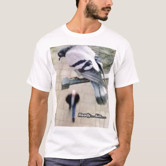 鳥のワイシャツ Tシャツ (正面)
