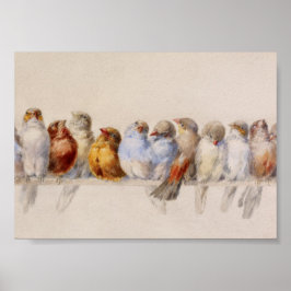 鳥の一羽ヘクトールGiacomelli 1880 ポスター