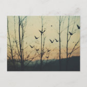 鳥の二重露出 ポストカード (正面)