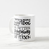 鳥の人々 コーヒーマグカップ (正面左)