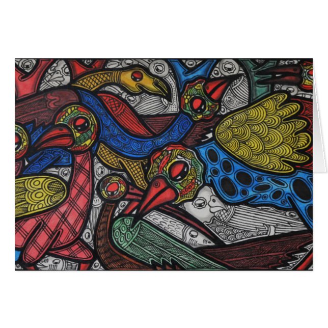 鳥の会議 (正面横)