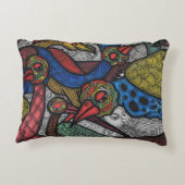 鳥の会議 アクセントクッション (裏面)