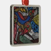 鳥の会議 メタルオーナメント (右)