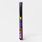 鳥の入った浴槽に浮かぶパンジーの花と露 Case-Mate iPhoneケース (裏面/左)