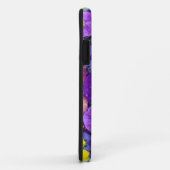 鳥の入った浴槽に浮かぶパンジーの花と露 Case-Mate iPhoneケース (裏面/右)