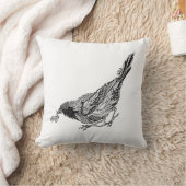 鳥の入れ墨 クッション (ブランケット)