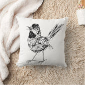 鳥の入れ墨 クッション (ブランケット)