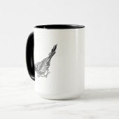 鳥の入れ墨 マグカップ (正面左)