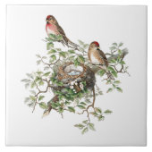 鳥の入れ子の背景 タイル (正面)