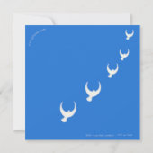鳥の写真とグラフィックのDove. (裏面)