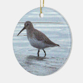 鳥の写真のオーナメント セラミックオーナメント (左)