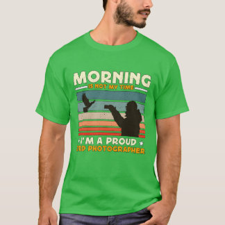 鳥の写真の朝ではないマイメ鳥の恋人v tシャツ
